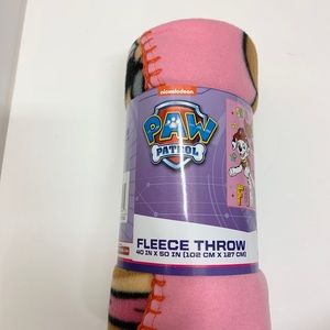 NWT Paw Patrol Skye Fleece Throw